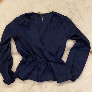 Blue woman’s Size S Blouse